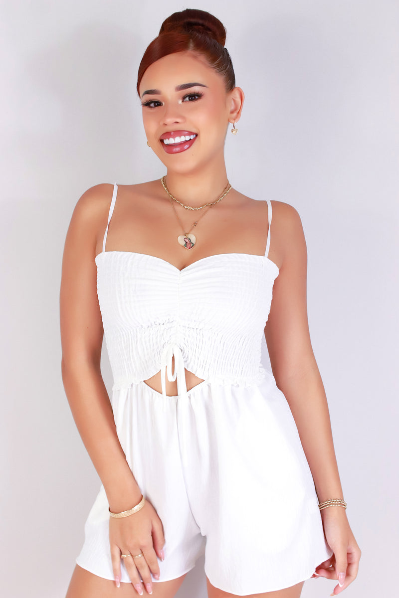 Jeans Warehouse Hawaii - SOLID CASUAL ROMPERS - ONE & DONE DARLING ROMPER | By I JOAH