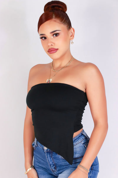 Jeans Warehouse Hawaii - SL CASUAL SOLID - OFF-EDGE TUBE TOP | By MEEK DBA LAC BLEU