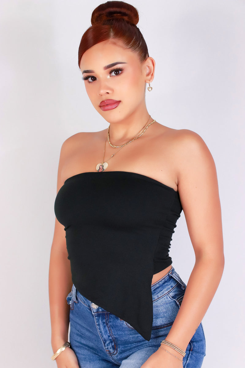 Jeans Warehouse Hawaii - SL CASUAL SOLID - OFF-EDGE TUBE TOP | By MEEK DBA LAC BLEU