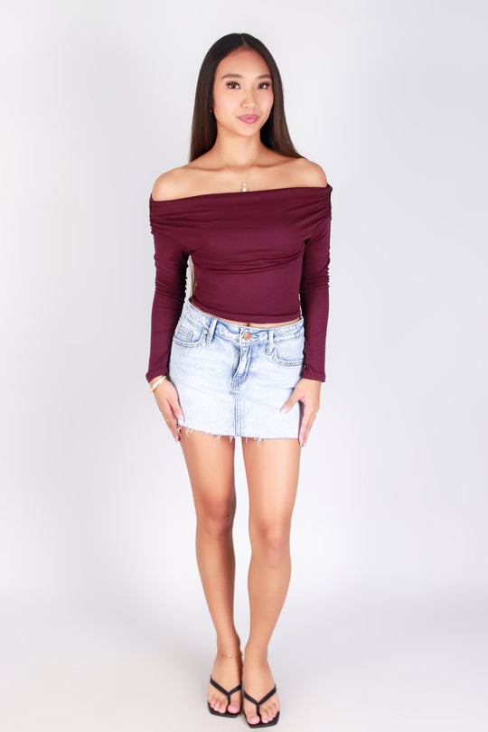 GLOW MOMENT OFF SHOULDER TOP