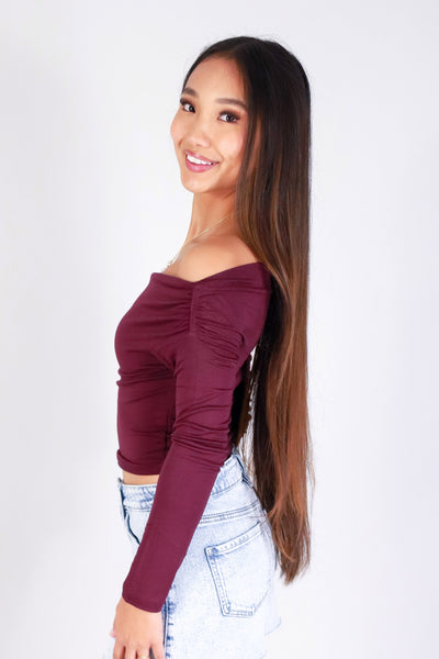 GLOW MOMENT OFF SHOULDER TOP