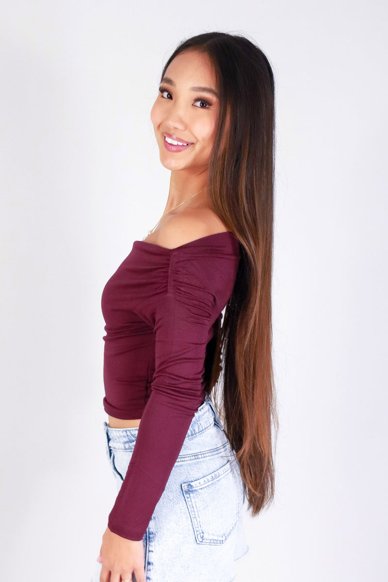 GLOW MOMENT OFF SHOULDER TOP