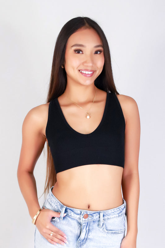 FOREVER FINE CROP TOP