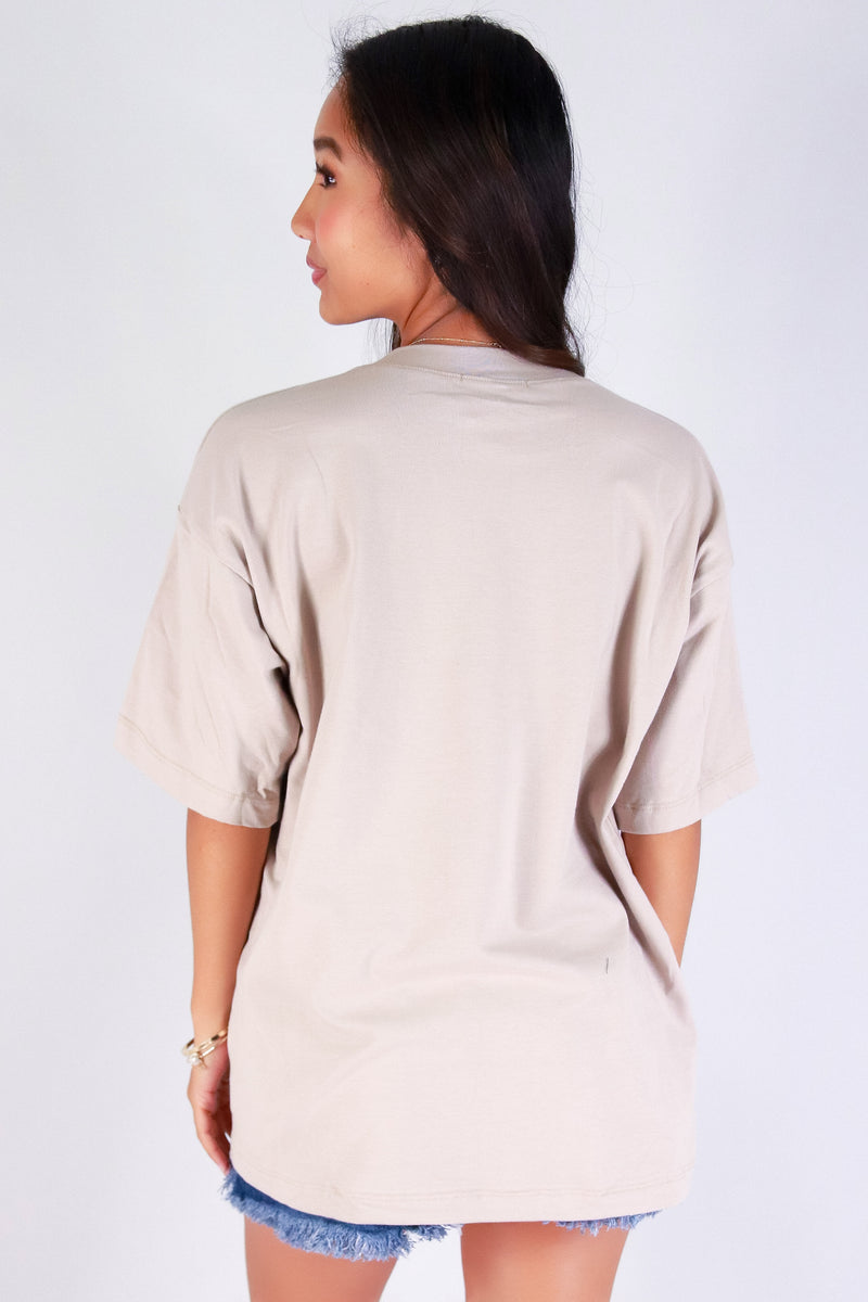 Jeans Warehouse Hawaii - S/S SCREEN - HAWAII 50 OVERSIZED TEE | By ROCK & ROSE BY CHERIE