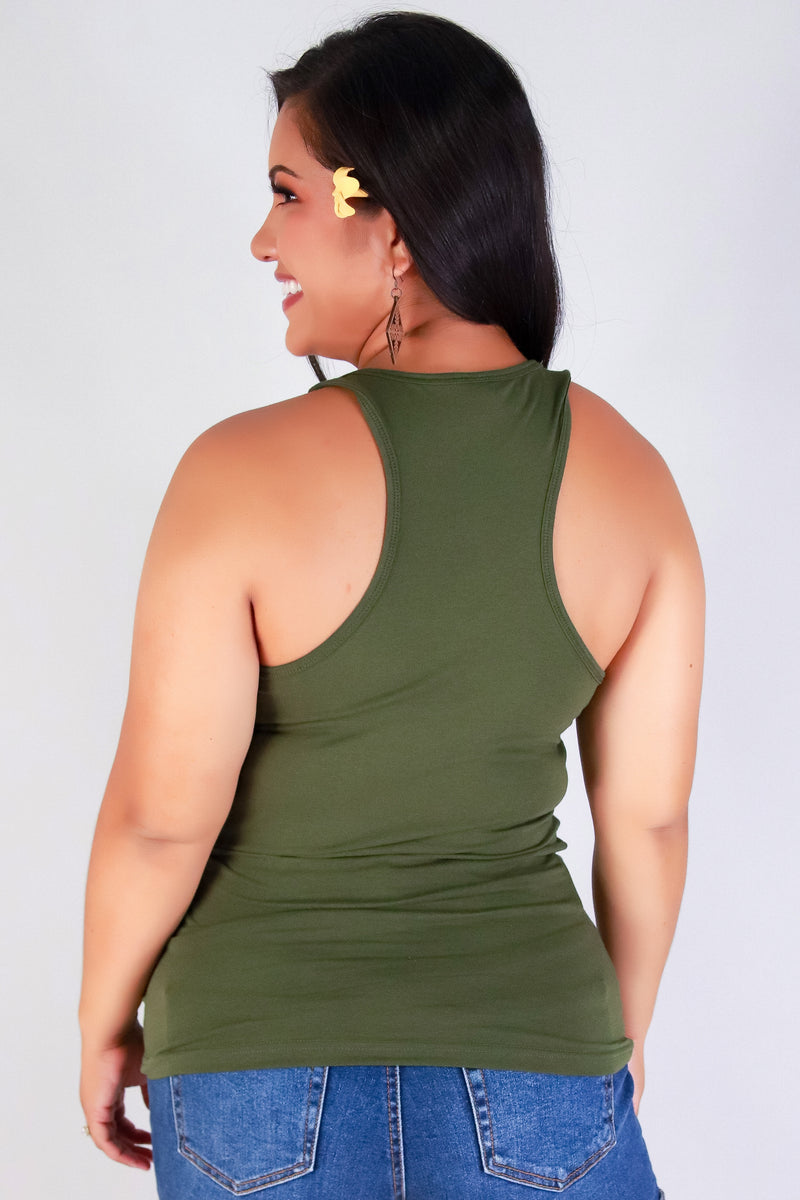 Jeans Warehouse Hawaii - PLUS BASIC RIB TANKS - DELILAH TANK TOP | By ROSIO