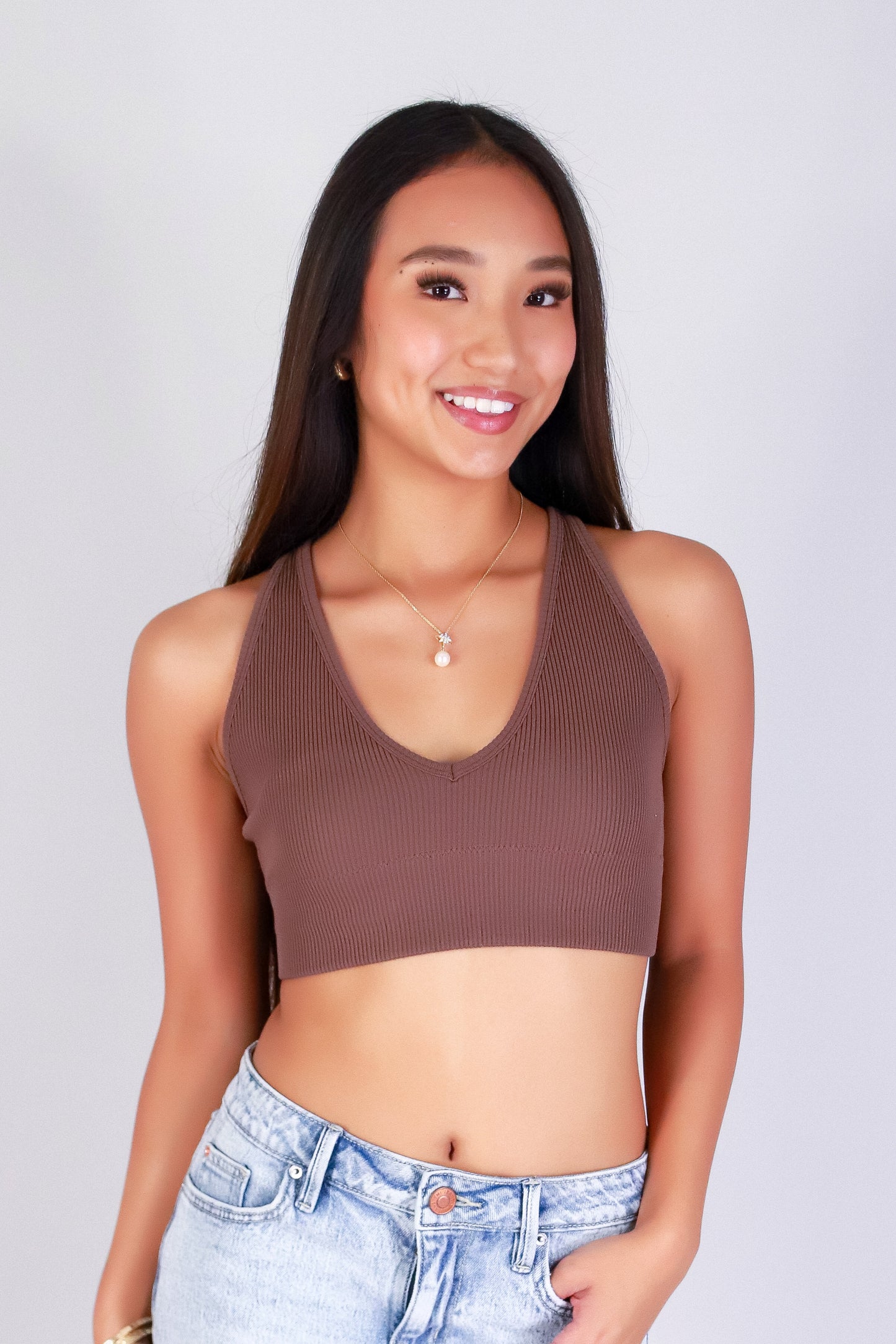FOREVER FINE CROP TOP