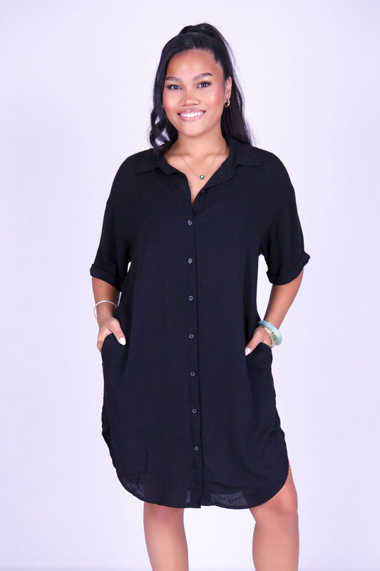 THE ONE YOU KEEP BUTTON DOWN DRESS