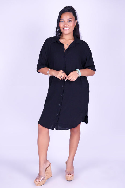 THE ONE YOU KEEP BUTTON DOWN DRESS
