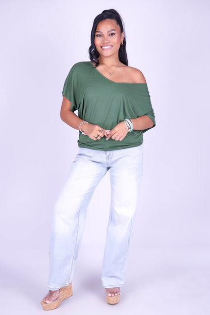 THE OTHER ONE DOLMAN TOP
