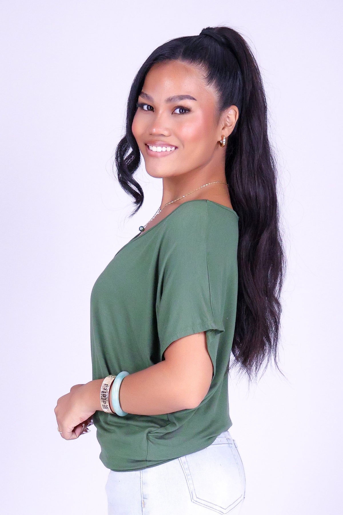 THE OTHER ONE DOLMAN TOP