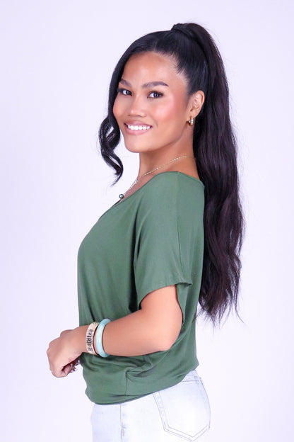 THE OTHER ONE DOLMAN TOP