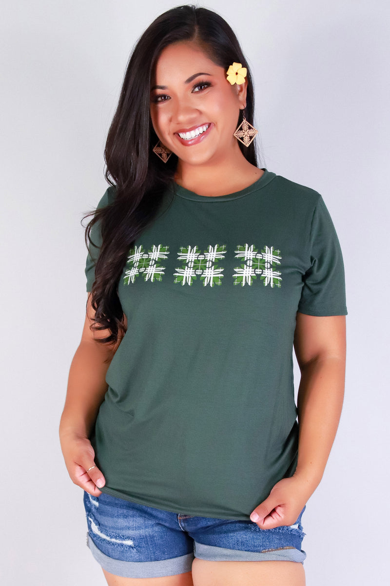 Jeans Warehouse Hawaii - PLUS S/S SCREENS - ULU PALAKA TEE | By LUZ