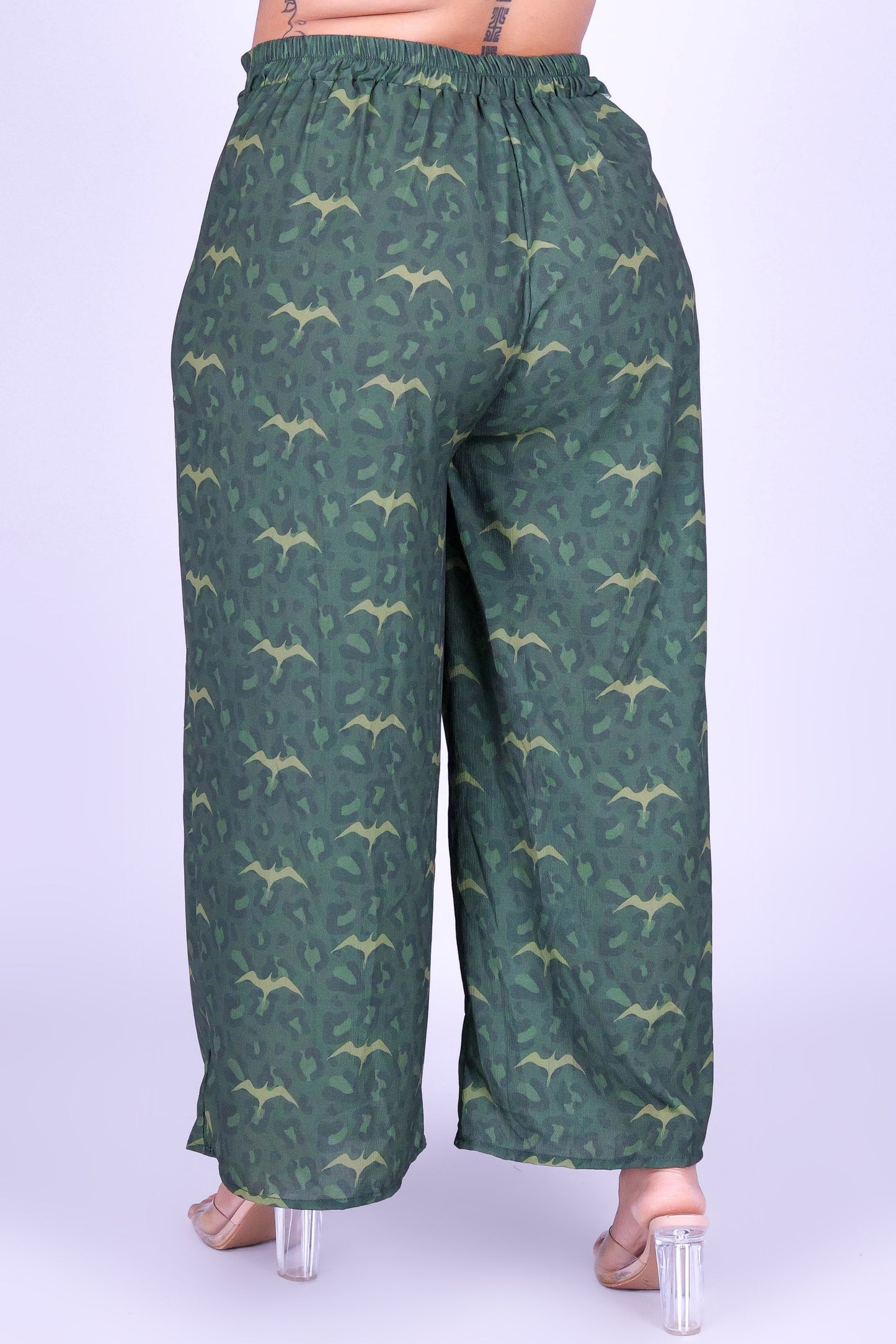 WILD IWA PLEATED CAPRI'S
