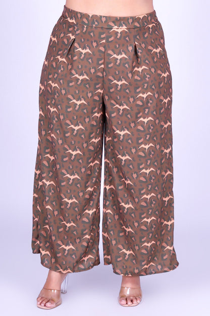WILD IWA PLEATED CAPRI'S