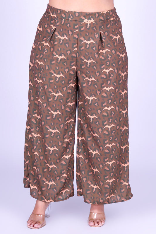 WILD IWA PLEATED CAPRI'S