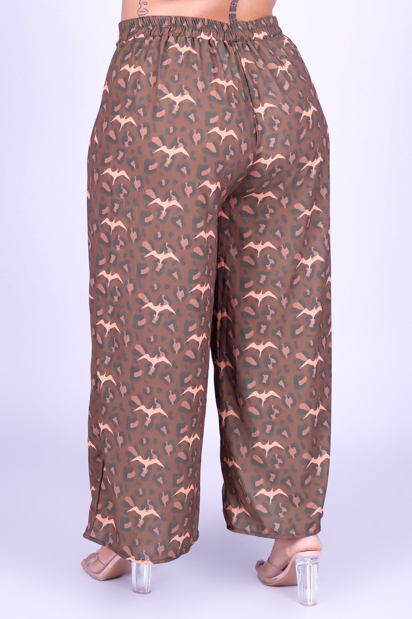 WILD IWA PLEATED CAPRI'S