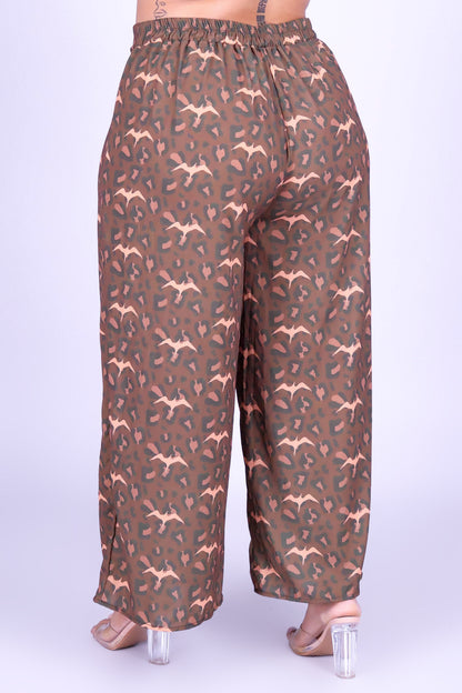 WILD IWA PLEATED CAPRI'S