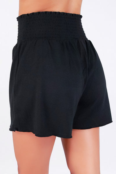 Jeans Warehouse Hawaii - KNIT HOT SHORTS - FILL ME IN SHORTS | By ZENANA (KC EXCLUSIVE,INC