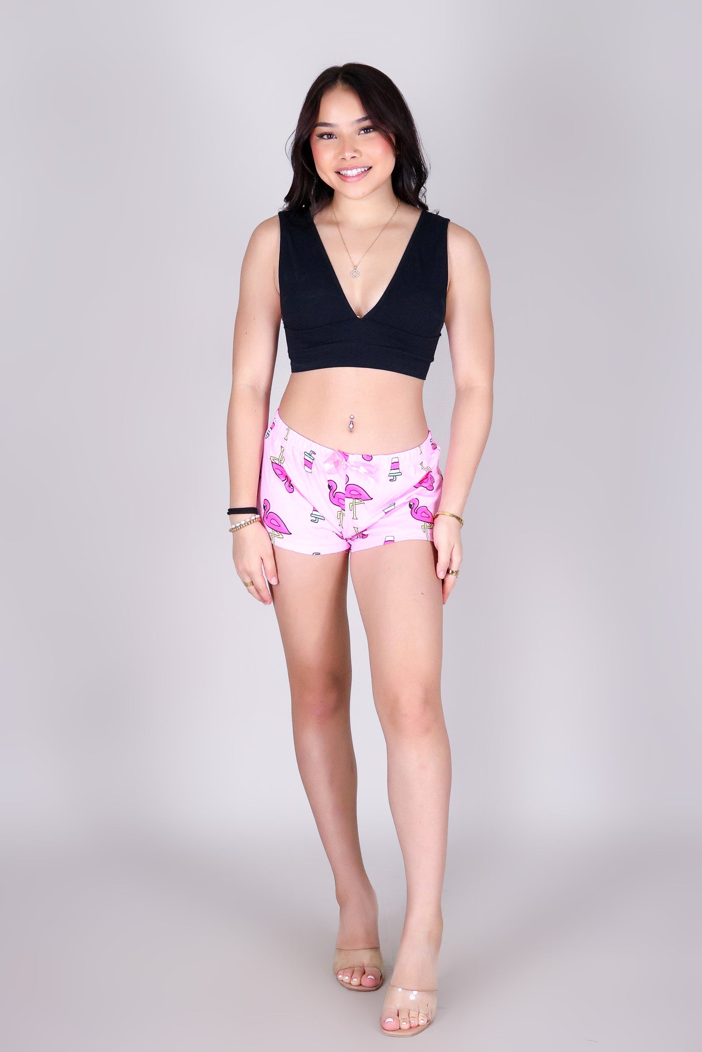FLAMINGO VIBES SHORTS