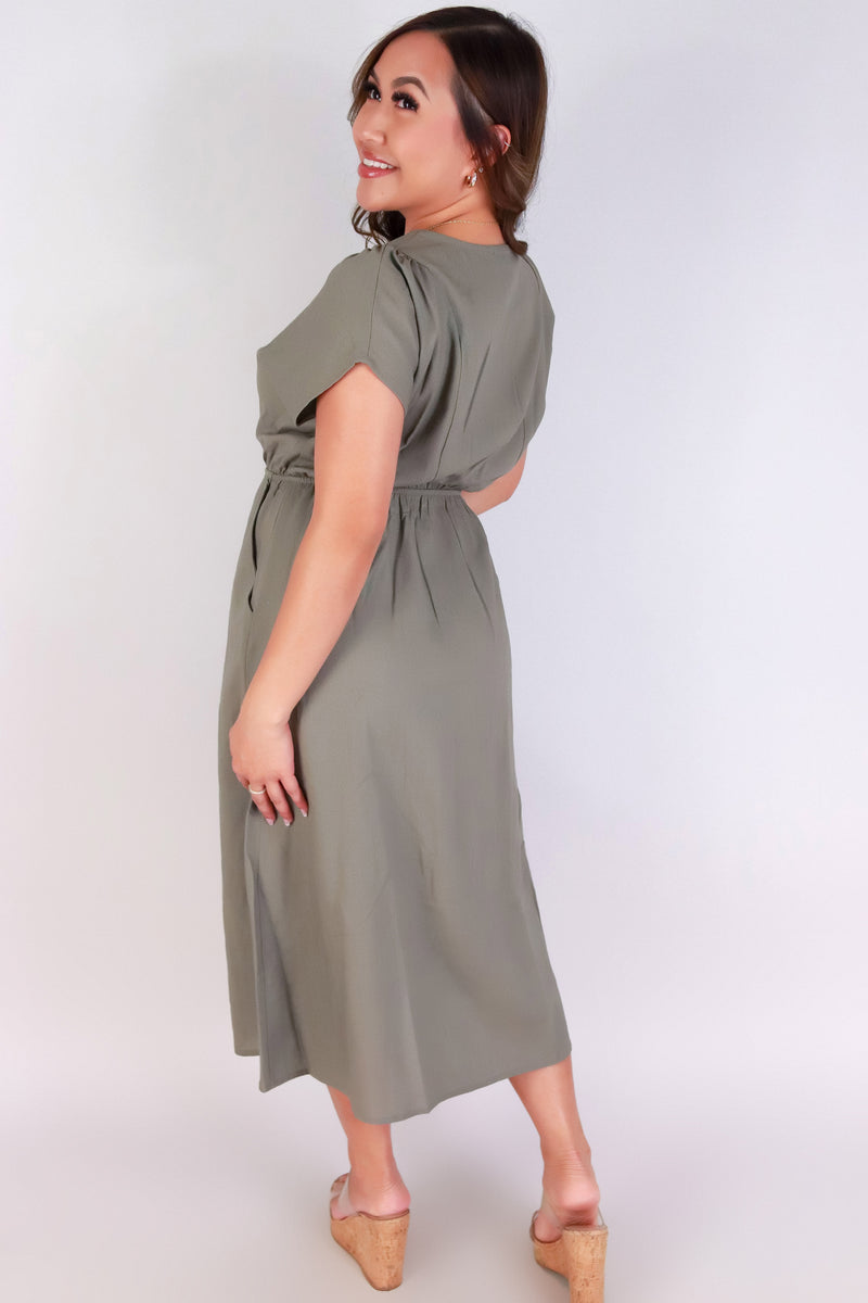Jeans Warehouse Hawaii - SOLID LONG DRESSES - SIMPLE FORM MIDI DRESS | By GILLI