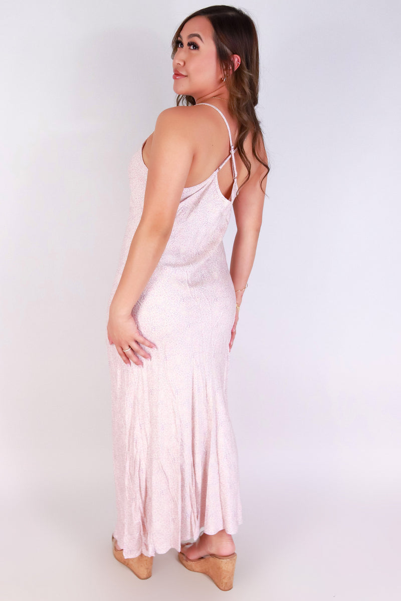 Jeans Warehouse Hawaii - PRINT LONG DRESSES - SOFT BLOOM MAXI DRESS | By FINAL TOUCH