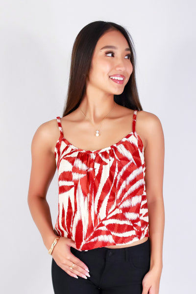WATERCOLOR PARADISE CROP TOP