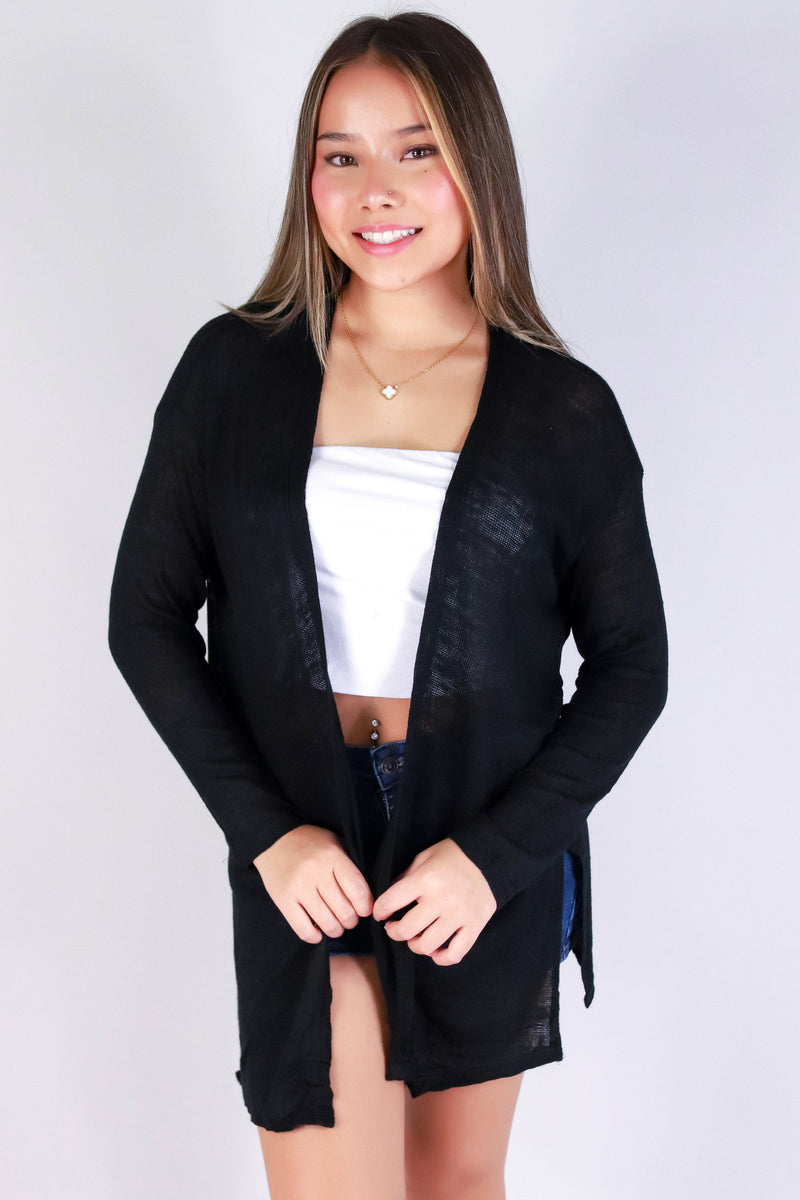 Jeans Warehouse Hawaii - LS SHRUGS/CARDIGANS - LAYER UP CARDIGAN | By AMBIANCE APPAREL