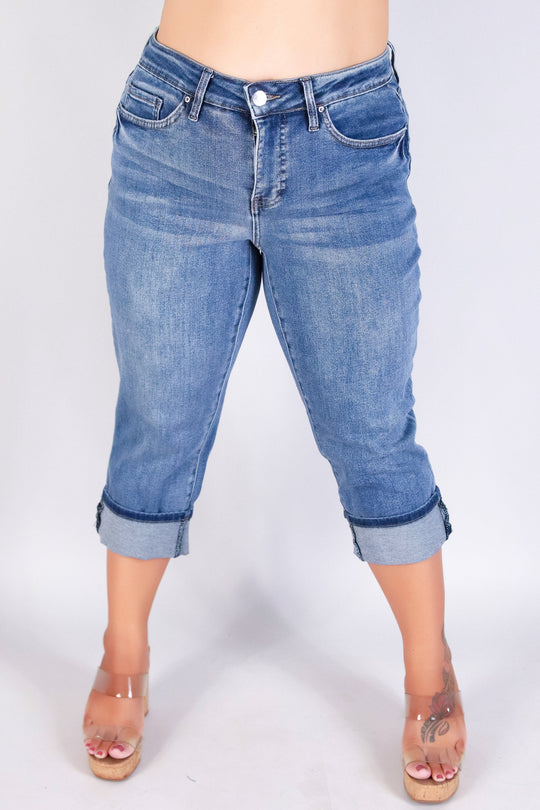 FOREVER IN DENIM CAPRI'S