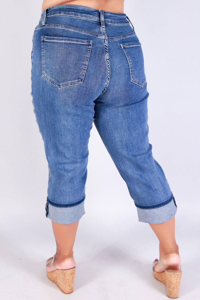 Jeans Warehouse Hawaii - PLUS DENIM CAPRIS - FOREVER IN DENIM CAPRI&