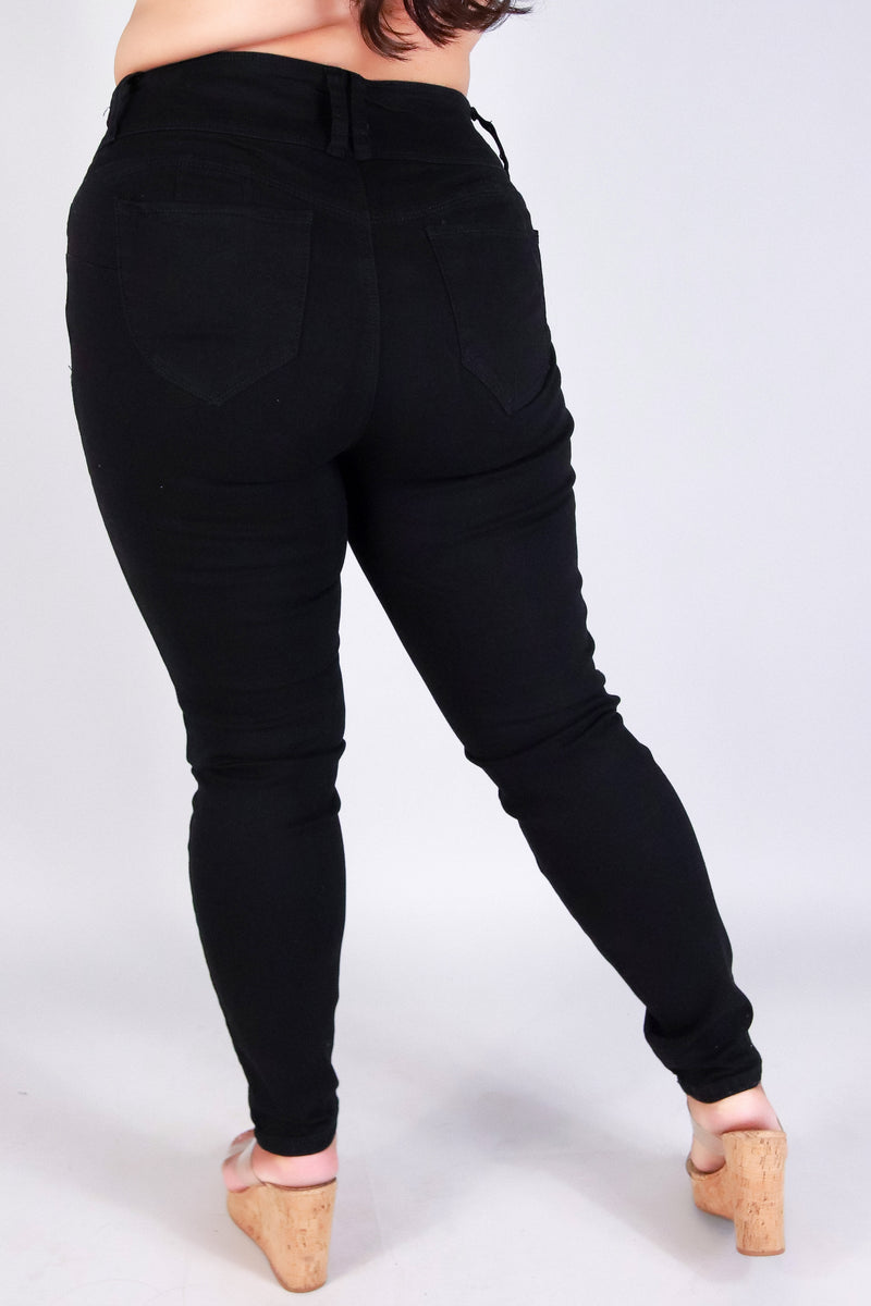 Jeans Warehouse Hawaii - PLUS Denim Jeans - ROYALTY FOR ME DENIM JEANS | By YMI JEANS