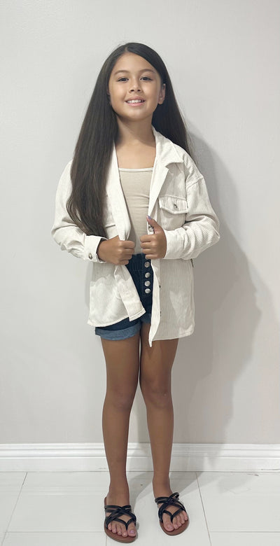 Jeans Warehouse Hawaii - L/S SOLID TOPS 7-16 - LEAVING EARLY JACKET | KIDS SIZE 7-16 | By IKEDDI IMPORTS