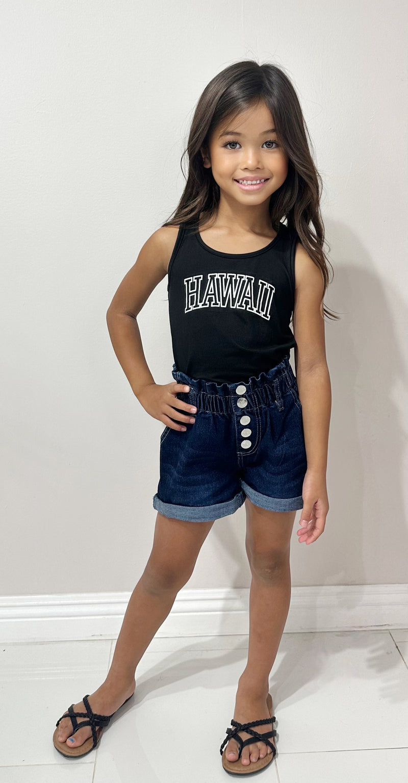 Jeans Warehouse Hawaii - DENIM SHORTS 4-6X - BE NICE SHORTS | KIDS SIZE 4-6X | By CUTIE PATOOTIE