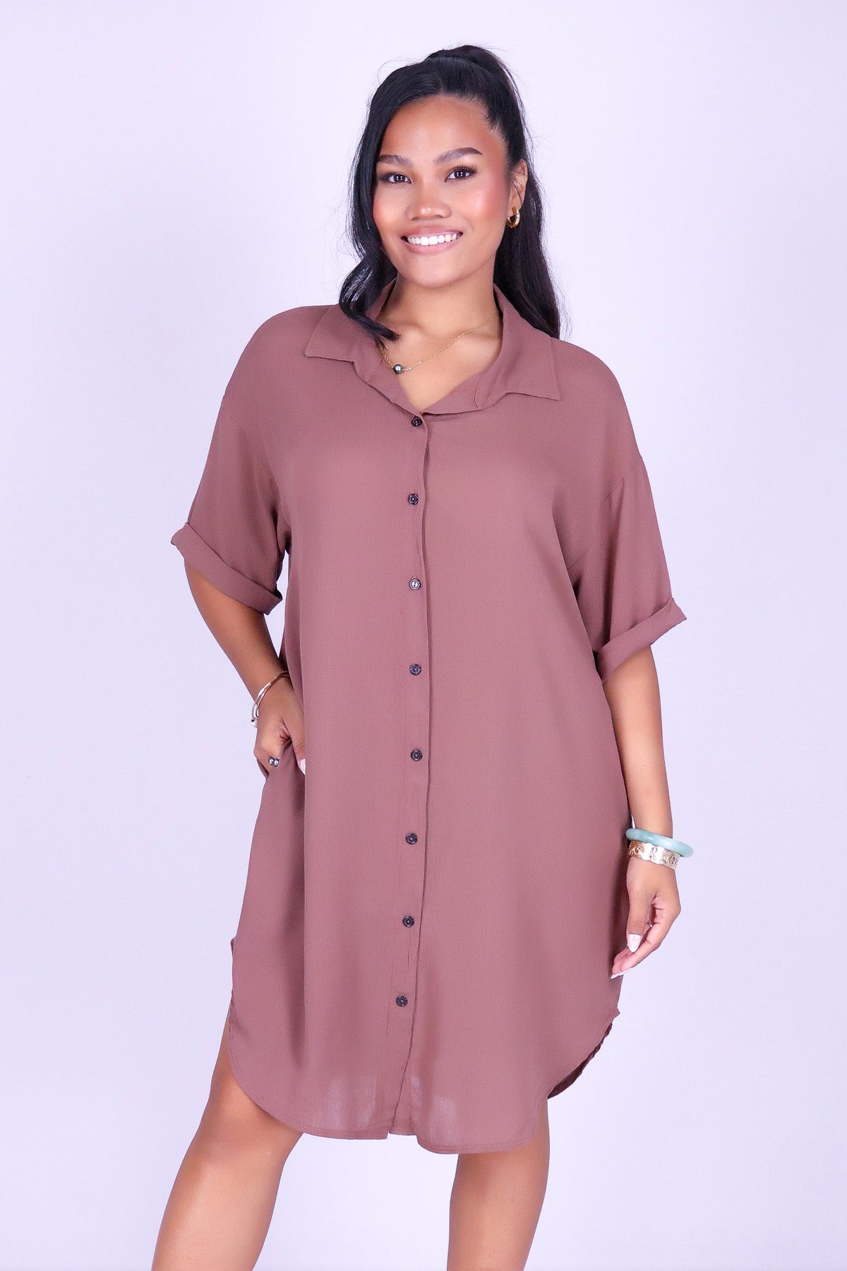 THE ONE YOU KEEP BUTTON DOWN DRESS