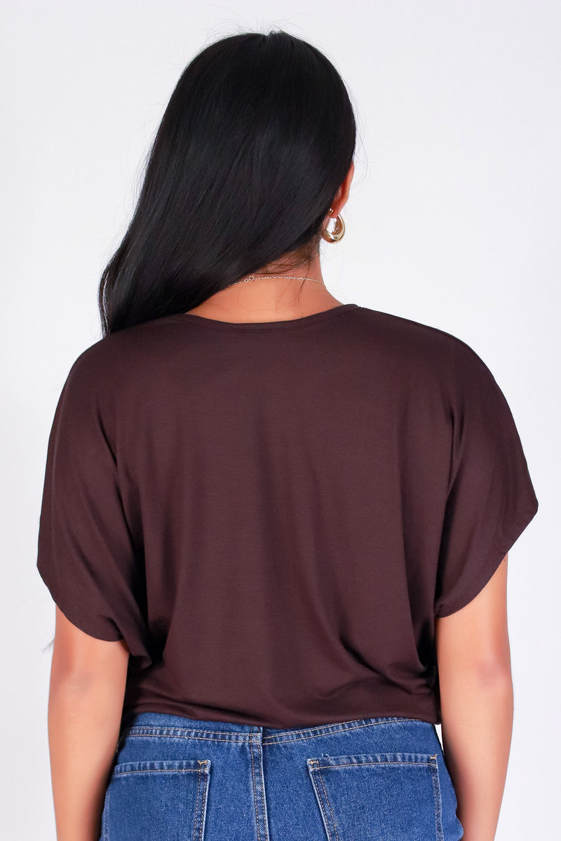JUST IN CASE DOLMAN TOP