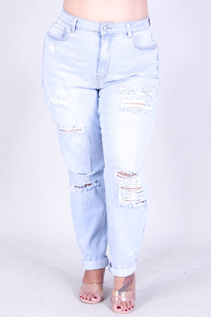 WEEKEND RISE MOM JEANS