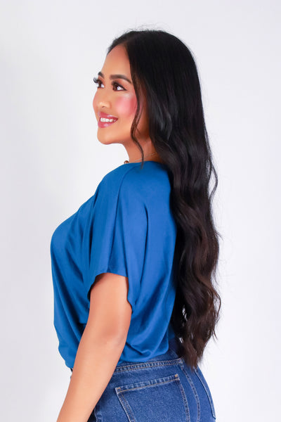 JUST IN CASE DOLMAN TOP