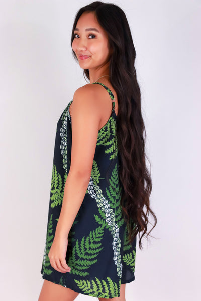Jeans Warehouse Hawaii - PRINT CASUAL ROMPERS - PIKAKE PALAPALAI NO WAIST ROMPER | By LUZ