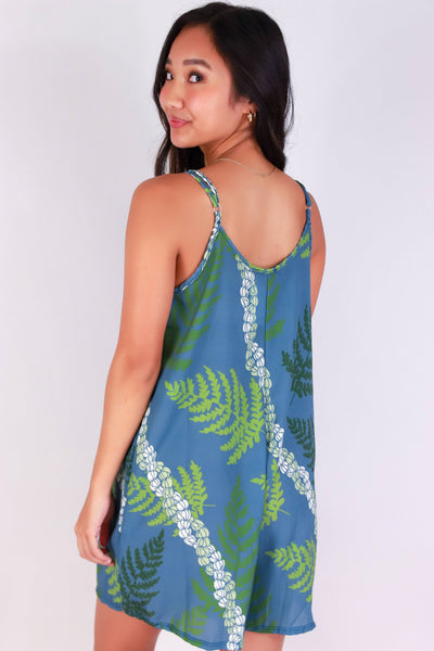 Jeans Warehouse Hawaii - PRINT CASUAL ROMPERS - PIKAKE PALAPALAI NO WAIST ROMPER | By LUZ