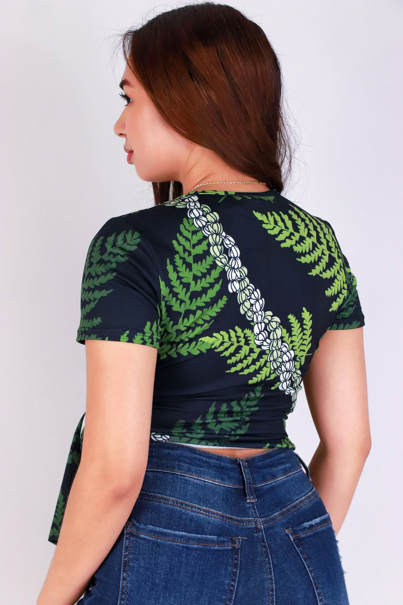 Jeans Warehouse Hawaii - SS PRINT - PIKAKE PALAPALAI TOP | By LUZ