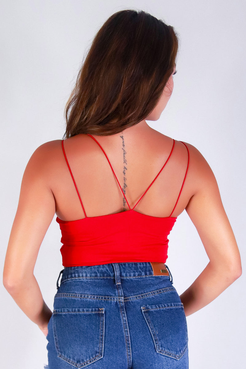Jeans Warehouse Hawaii - TANK/TUBE SOLID BASIC - STICK TO THE BASICS CROP TOP | By ACTIVE USA