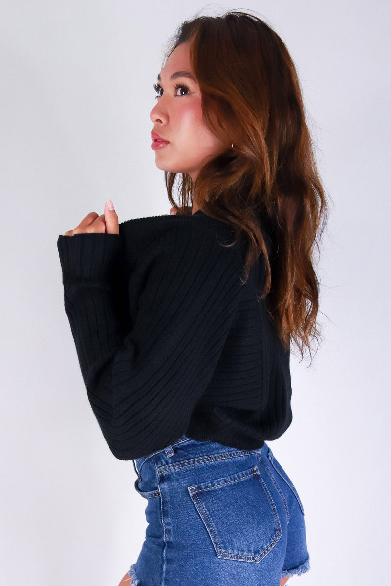 Jeans Warehouse Hawaii - SOLID LONG SLV CARDIGANS - CROP & COZY SWEATER CARDIGAN | By FULL CIRCLE TRENDS
