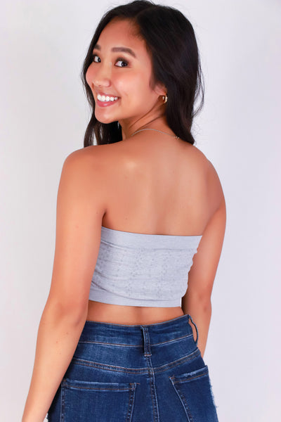 Jeans Warehouse Hawaii - TANK/TUBE SOLID BASIC - ALL YOU NEED BANDEAU | By AMBIANCE APPAREL
