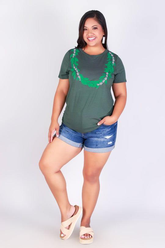 MAILE SHELL LEI TEE