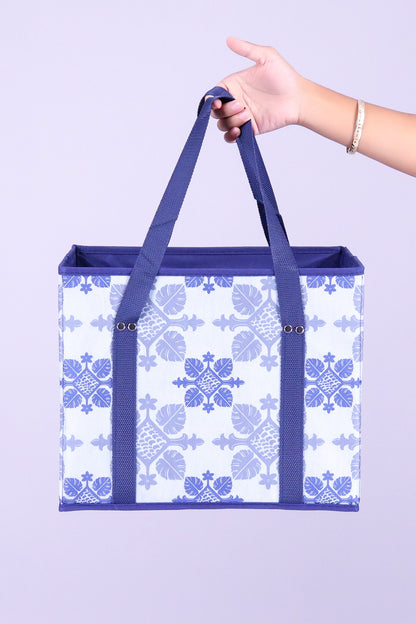 MONSTERA QUILT GROCERY BAG
