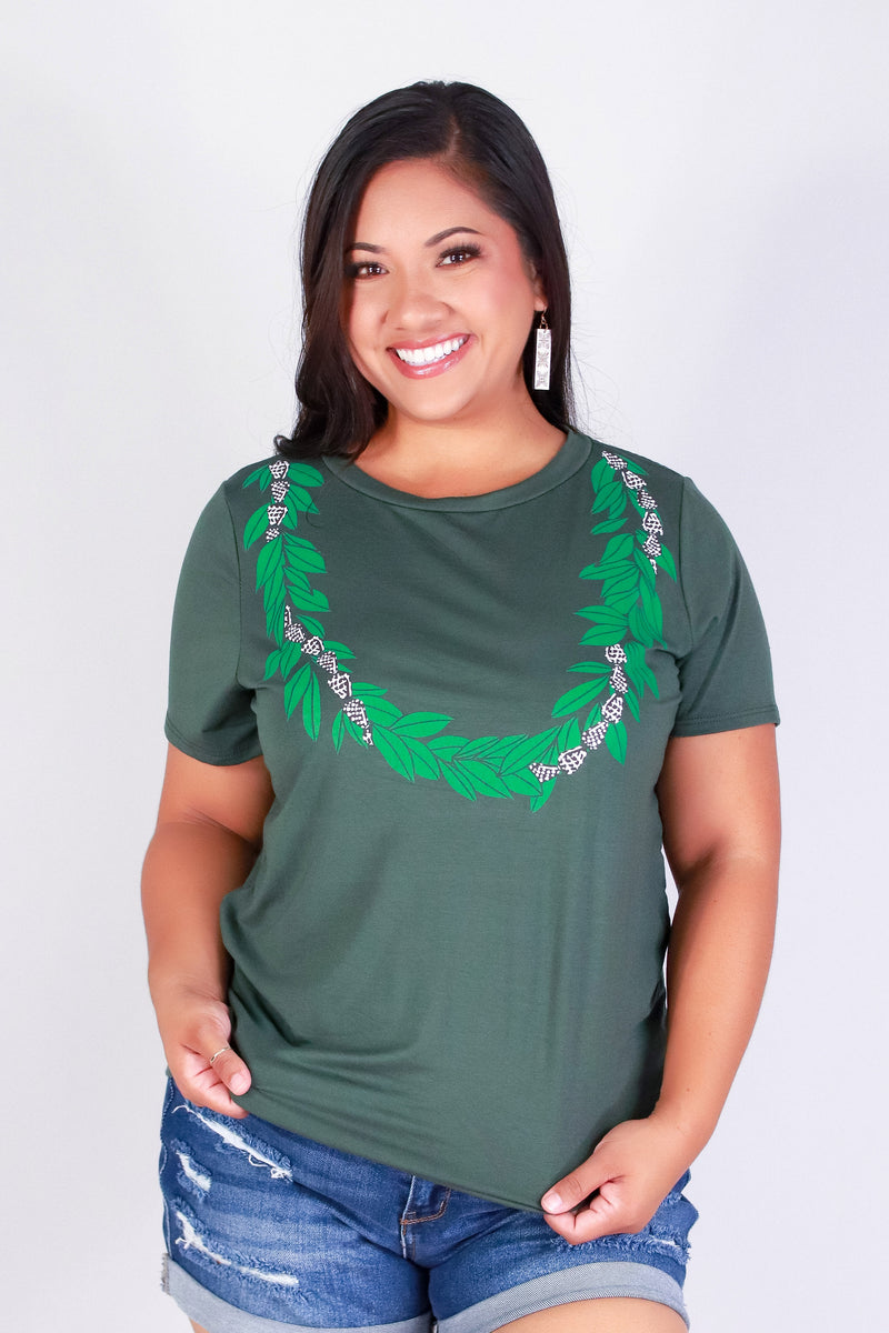 MAILE SHELL LEI TEE