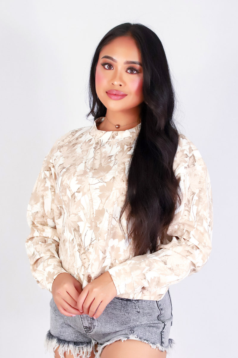 WILD MOOD HUNTING CAMO SWEATER