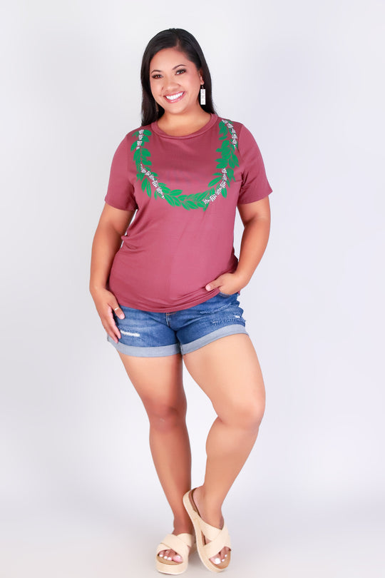 MAILE SHELL LEI TEE