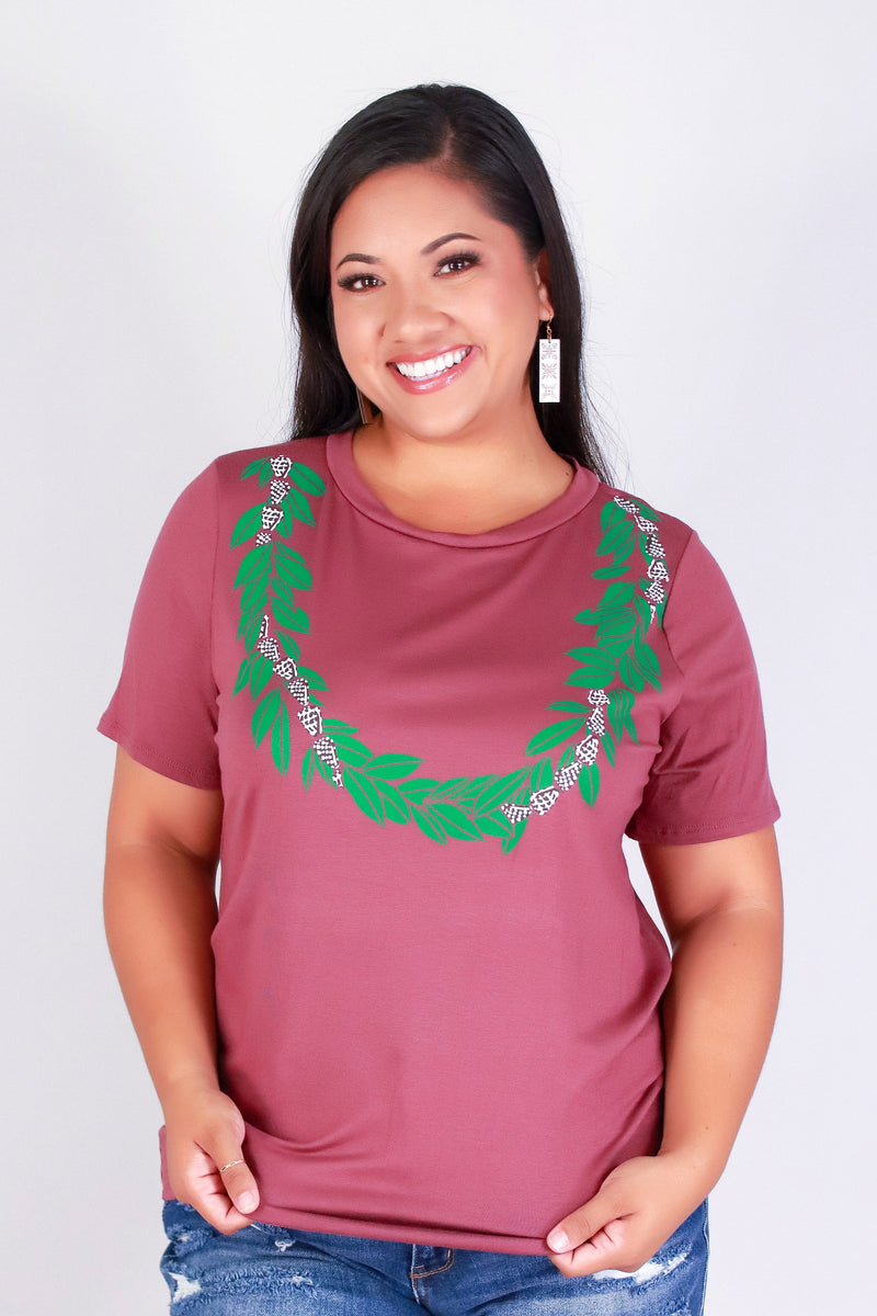 MAILE SHELL LEI TEE