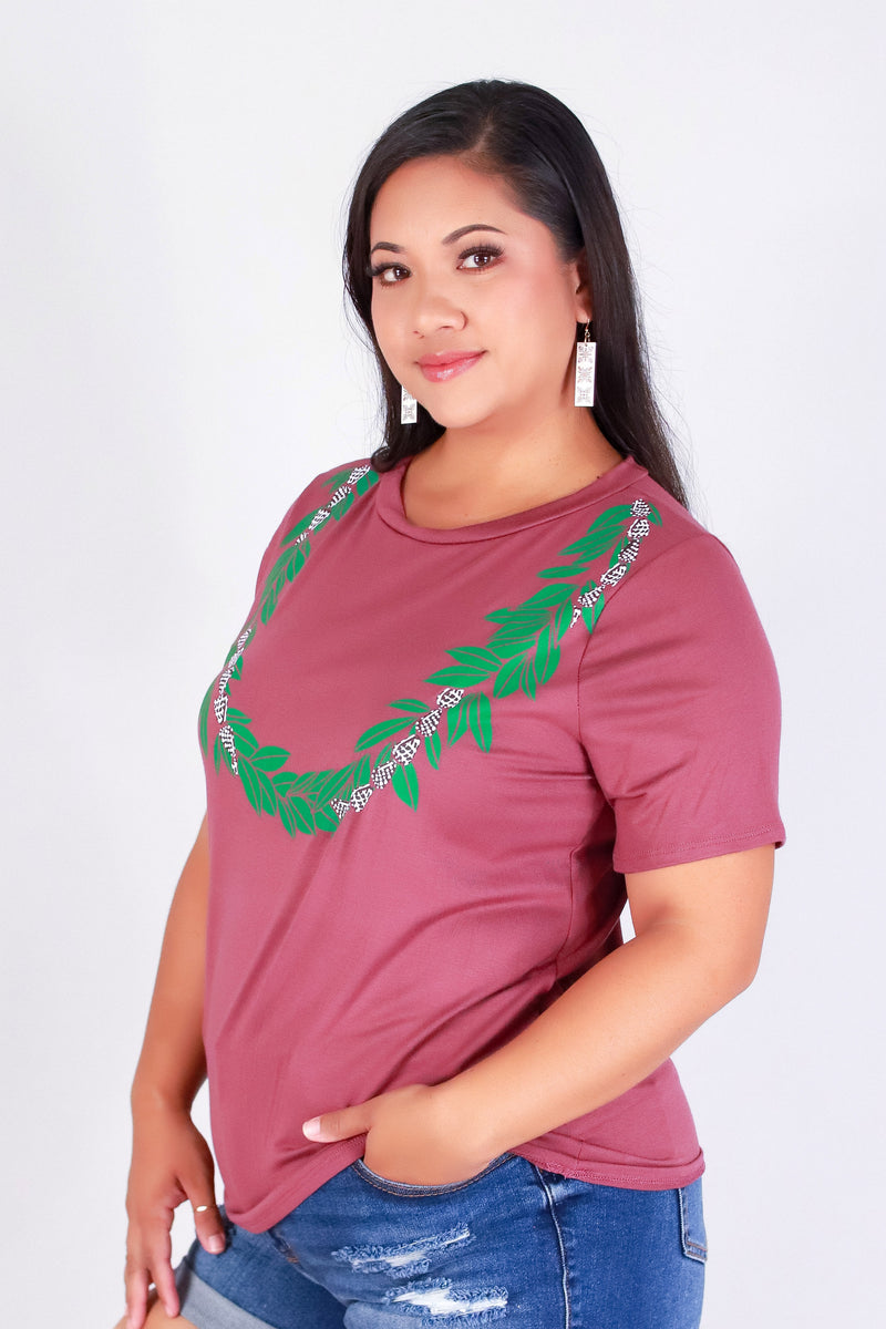 MAILE SHELL LEI TEE