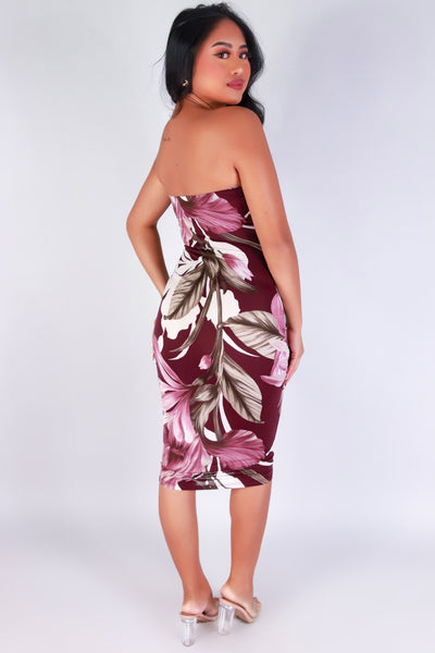 Jeans Warehouse Hawaii - TUBE LONG PRINT DRESSES - HOLD ME TIGHT TUBE DRESS | By MEEK DBA LAC BLEU